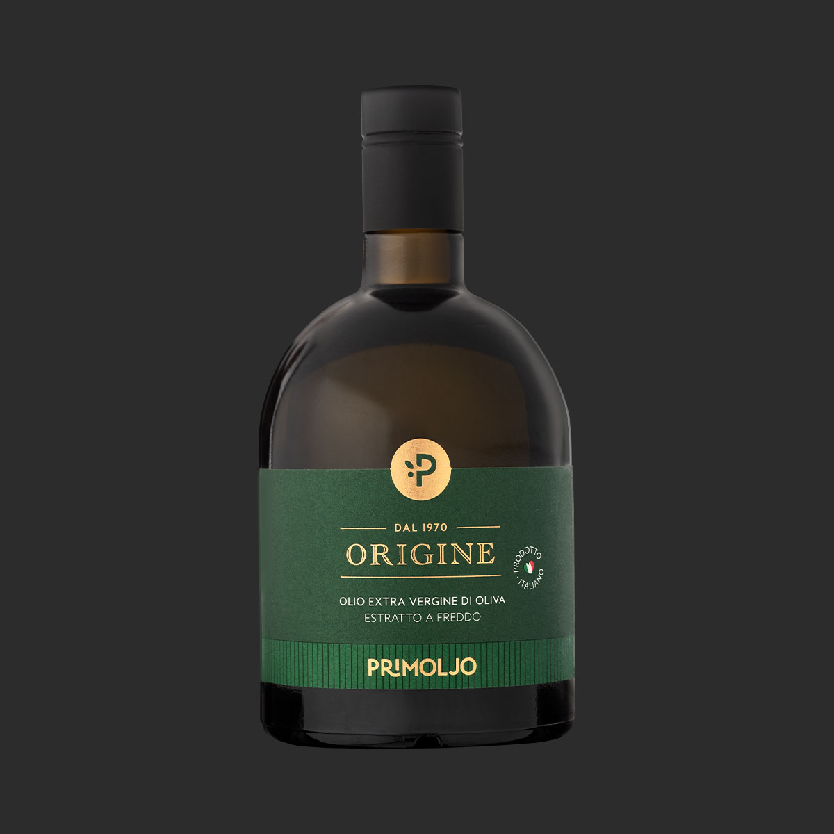 primoljo origine olio di oliva in bottiglia da 750ml